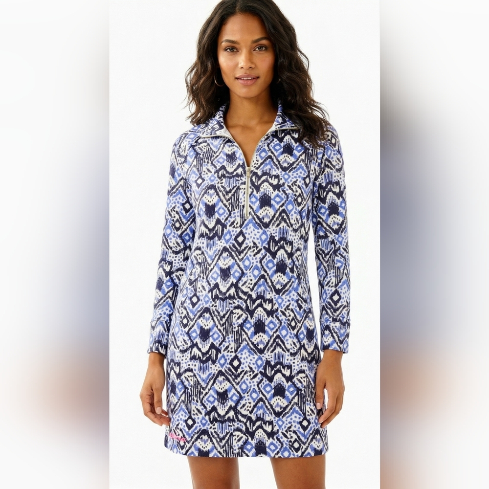 Lilly Pulitzer UPF 50+ Skipper Popover Dress Size XS